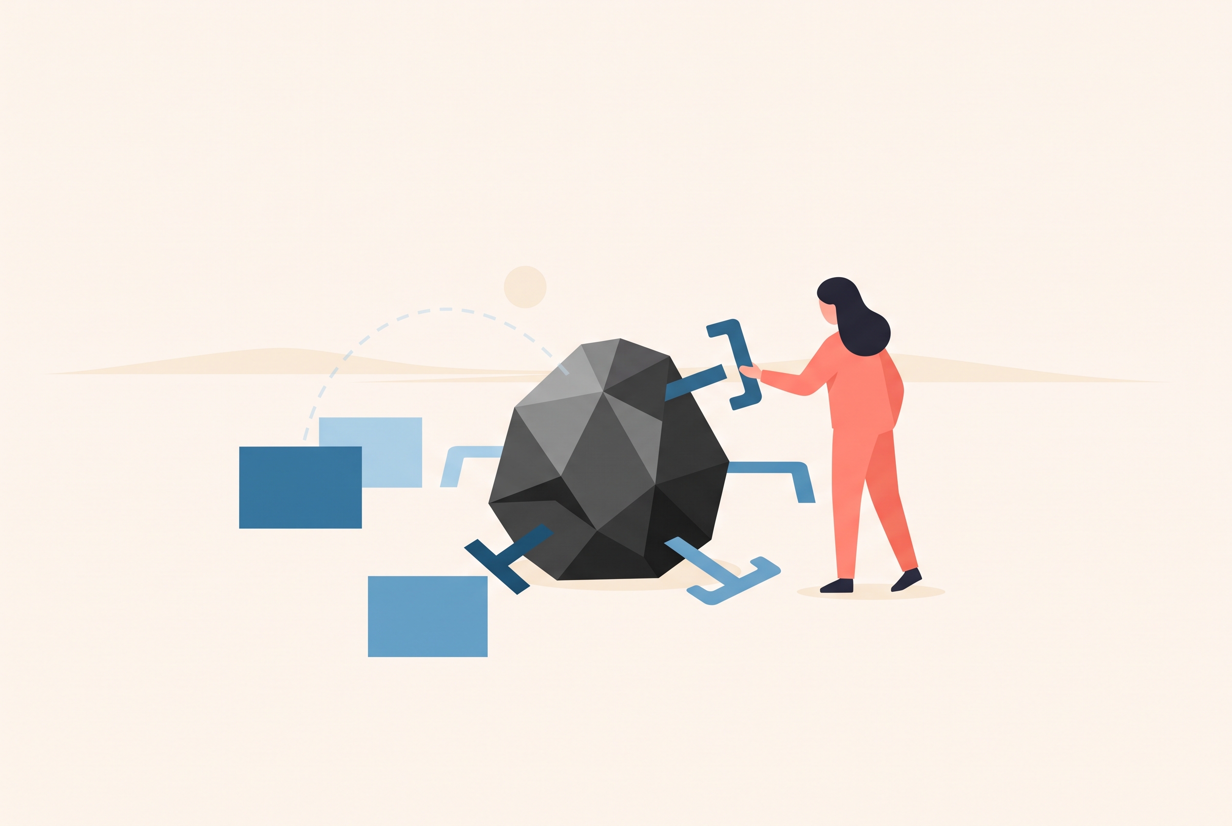 Obsidian and Markdown illustration